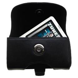 Gomadic Horizontal Leather Case with Belt Clip/Loop for the Microsoft Zune 80GB 2nd Gen
