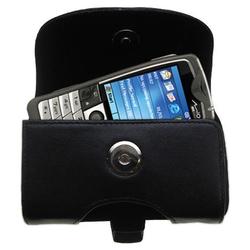 Gomadic Horizontal Leather Case with Belt Clip/Loop for the Mio Technology 8870 MiTAC