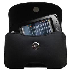 Gomadic Horizontal Leather Case with Belt Clip/Loop for the Mio Technology P550