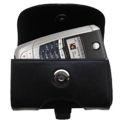 Gomadic Horizontal Leather Case with Belt Clip/Loop for the Motorola A780