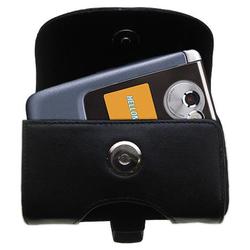 Gomadic Horizontal Leather Case with Belt Clip/Loop for the Motorola A910