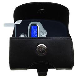 Gomadic Horizontal Leather Case with Belt Clip/Loop for the Motorola E550