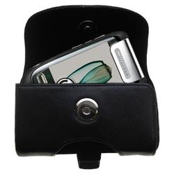 Gomadic Horizontal Leather Case with Belt Clip/Loop for the Motorola MOTOMING A1200