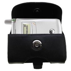 Gomadic Horizontal Leather Case with Belt Clip/Loop for the Motorola T720i