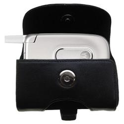 Gomadic Horizontal Leather Case with Belt Clip/Loop for the Motorola V171