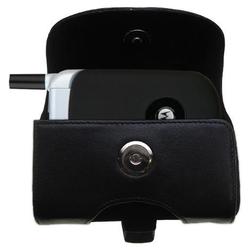 Gomadic Horizontal Leather Case with Belt Clip/Loop for the Motorola V176