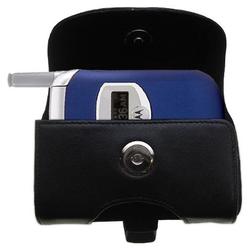 Gomadic Horizontal Leather Case with Belt Clip/Loop for the Motorola V260