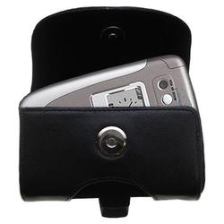 Gomadic Horizontal Leather Case with Belt Clip/Loop for the Motorola V360