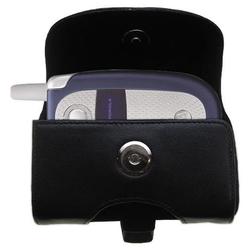 Gomadic Horizontal Leather Case with Belt Clip/Loop for the Motorola V505