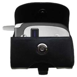 Gomadic Horizontal Leather Case with Belt Clip/Loop for the Motorola V525
