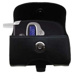 Gomadic Horizontal Leather Case with Belt Clip/Loop for the Motorola V535
