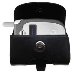 Gomadic Horizontal Leather Case with Belt Clip/Loop for the Motorola V547
