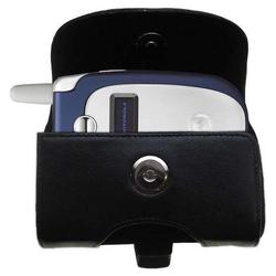 Gomadic Horizontal Leather Case with Belt Clip/Loop for the Motorola V551