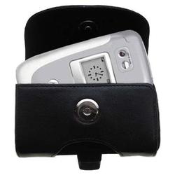 Gomadic Horizontal Leather Case with Belt Clip/Loop for the Motorola V560