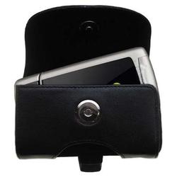 Gomadic Horizontal Leather Case with Belt Clip/Loop for the Motorola W220