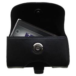 Gomadic Horizontal Leather Case with Belt Clip/Loop for the Motorola W385