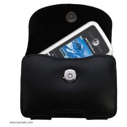 Gomadic Horizontal Leather Case with Belt Clip/Loop for the Motorola c168i