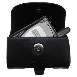 Gomadic Horizontal Leather Case with Belt Clip/Loop for the Motorola i455