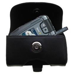 Gomadic Horizontal Leather Case with Belt Clip/Loop for the Motorola ic902
