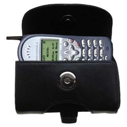 Gomadic Horizontal Leather Case with Belt Clip/Loop for the Nextel i205