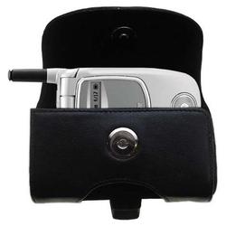 Gomadic Horizontal Leather Case with Belt Clip/Loop for the Nextel i730