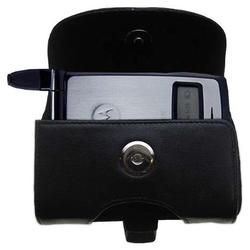 Gomadic Horizontal Leather Case with Belt Clip/Loop for the Nextel i830
