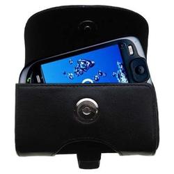 Gomadic Horizontal Leather Case with Belt Clip/Loop for the O2 XDA Atom