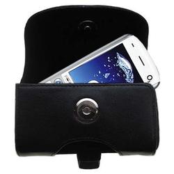 Gomadic Horizontal Leather Case with Belt Clip/Loop for the O2 XPhone IIm