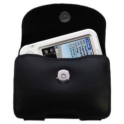 Gomadic Horizontal Leather Case with Belt Clip/Loop for the PalmOne Z22