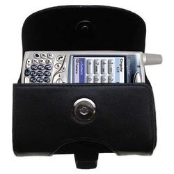 Gomadic Horizontal Leather Case with Belt Clip/Loop for the PalmOne palm Treo 650