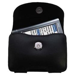 Gomadic Horizontal Leather Case with Belt Clip/Loop for the PalmOne palm Tungsten E