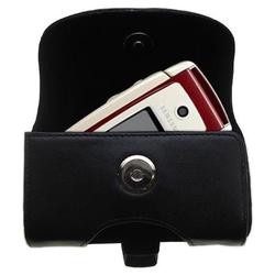 Gomadic Horizontal Leather Case with Belt Clip/Loop for the Samsung SGH-A127