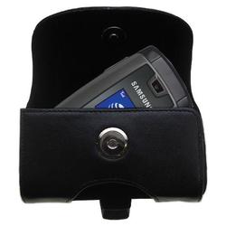 Gomadic Horizontal Leather Case with Belt Clip/Loop for the Samsung SGH-A437