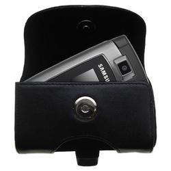 Gomadic Horizontal Leather Case with Belt Clip/Loop for the Samsung SGH-A707