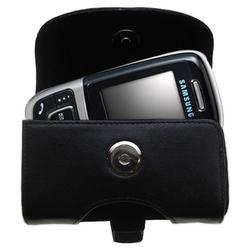 Gomadic Horizontal Leather Case with Belt Clip/Loop for the Samsung SGH-E630