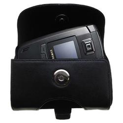 Gomadic Horizontal Leather Case with Belt Clip/Loop for the Samsung SGH-E780