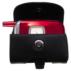 Gomadic Horizontal Leather Case with Belt Clip/Loop for the Samsung SGH-T500