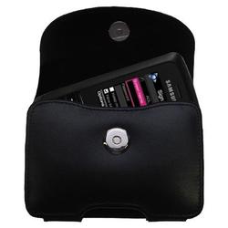 Gomadic Horizontal Leather Case with Belt Clip/Loop for the Samsung SGH-T729 (LCS-1690-04)