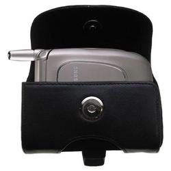 Gomadic Horizontal Leather Case with Belt Clip/Loop for the Samsung SGH-X427
