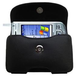 Gomadic Horizontal Leather Case with Belt Clip/Loop for the Samsung SGH-i700