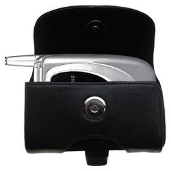 Gomadic Horizontal Leather Case with Belt Clip/Loop for the Samsung SPH-A660