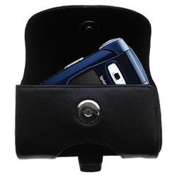 Gomadic Horizontal Leather Case with Belt Clip/Loop for the Samsung SPH-A920