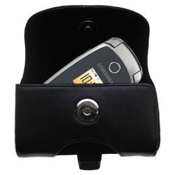 Gomadic Horizontal Leather Case with Belt Clip/Loop for the Samsung SPH-M300