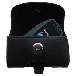 Gomadic Horizontal Leather Case with Belt Clip/Loop for the Samsung SPH-M510