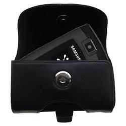 Gomadic Horizontal Leather Case with Belt Clip/Loop for the Samsung SYNC SGH-A707