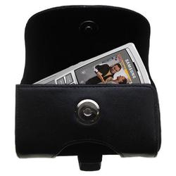 Gomadic Horizontal Leather Case with Belt Clip/Loop for the Samsung T629