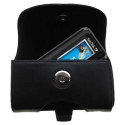 Gomadic Horizontal Leather Case with Belt Clip/Loop for the Sandisk Sansa c100