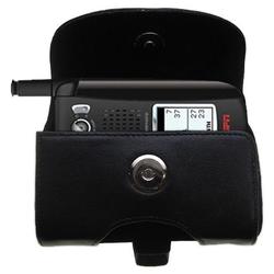 Gomadic Horizontal Leather Case with Belt Clip/Loop for the Sanyo MVP EV-DO