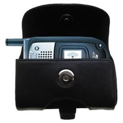 Gomadic Horizontal Leather Case with Belt Clip/Loop for the Sanyo RL-7300 / RL 7300