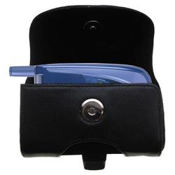 Gomadic Horizontal Leather Case with Belt Clip/Loop for the Sanyo SCP-2300
